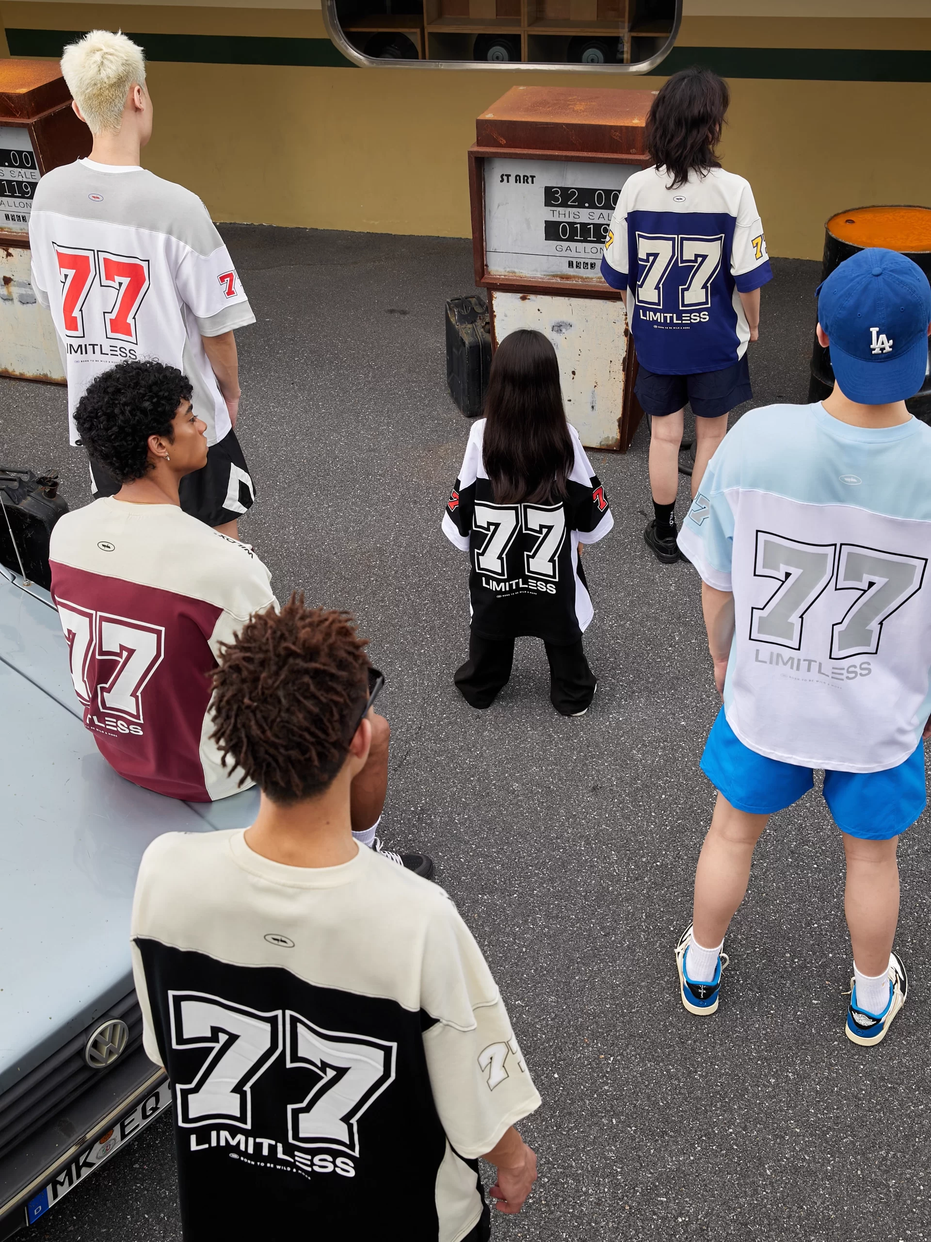 Screen Printing Splicing Design T-shirt - Image 5