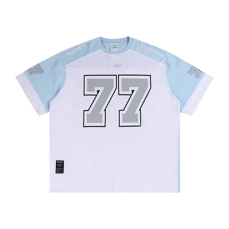 Screen Printing Splicing Design T-shirt - Image 15