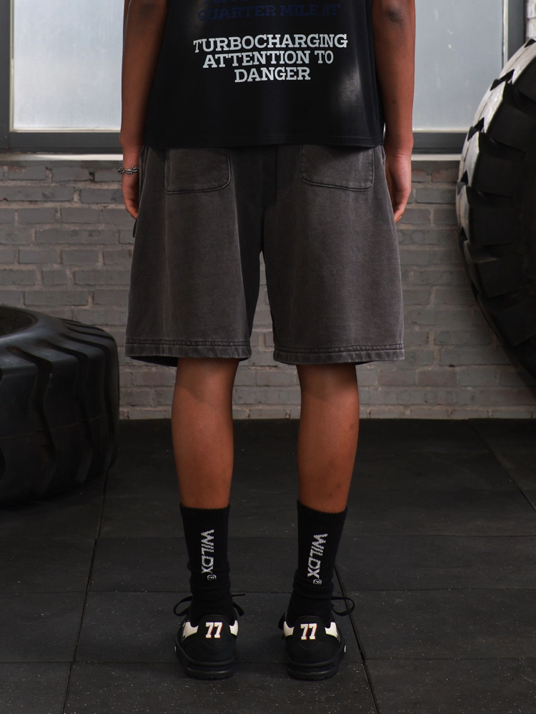 290 Gsm Acid Washing Shorts - Image 4