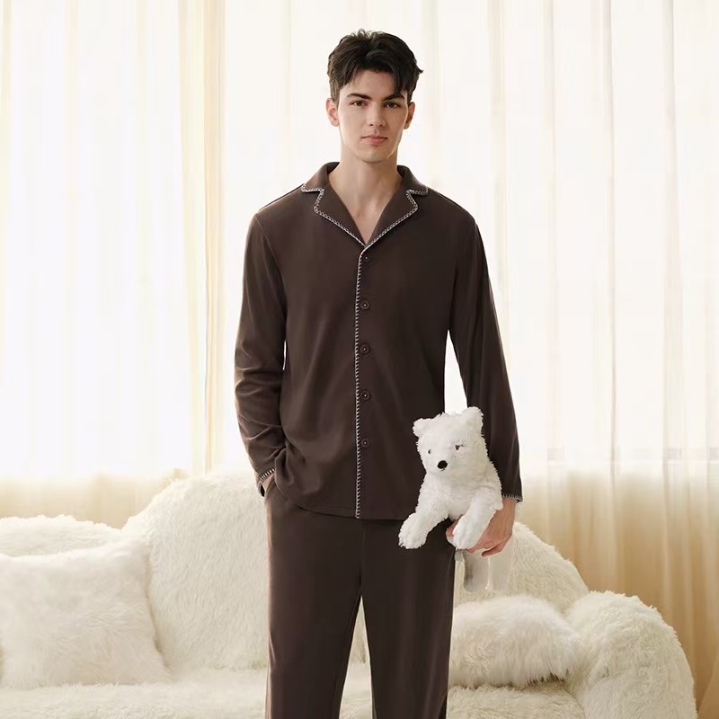 Long Sleeves Pure Cotton Pajamas - Image 4