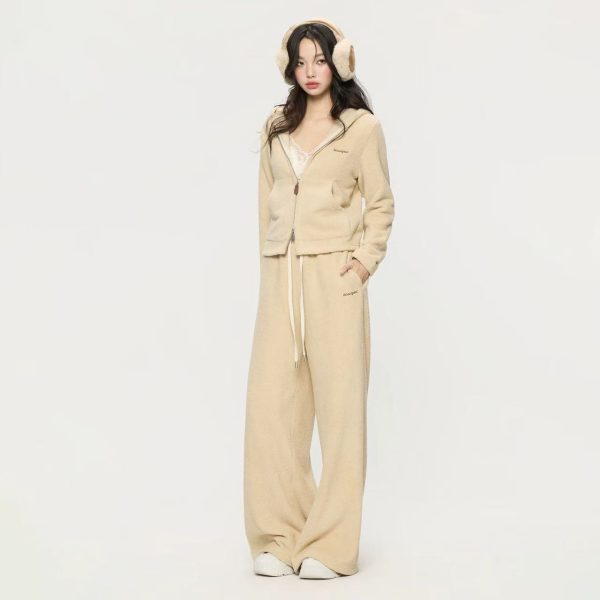 Women Fleece Winter Tracksuit