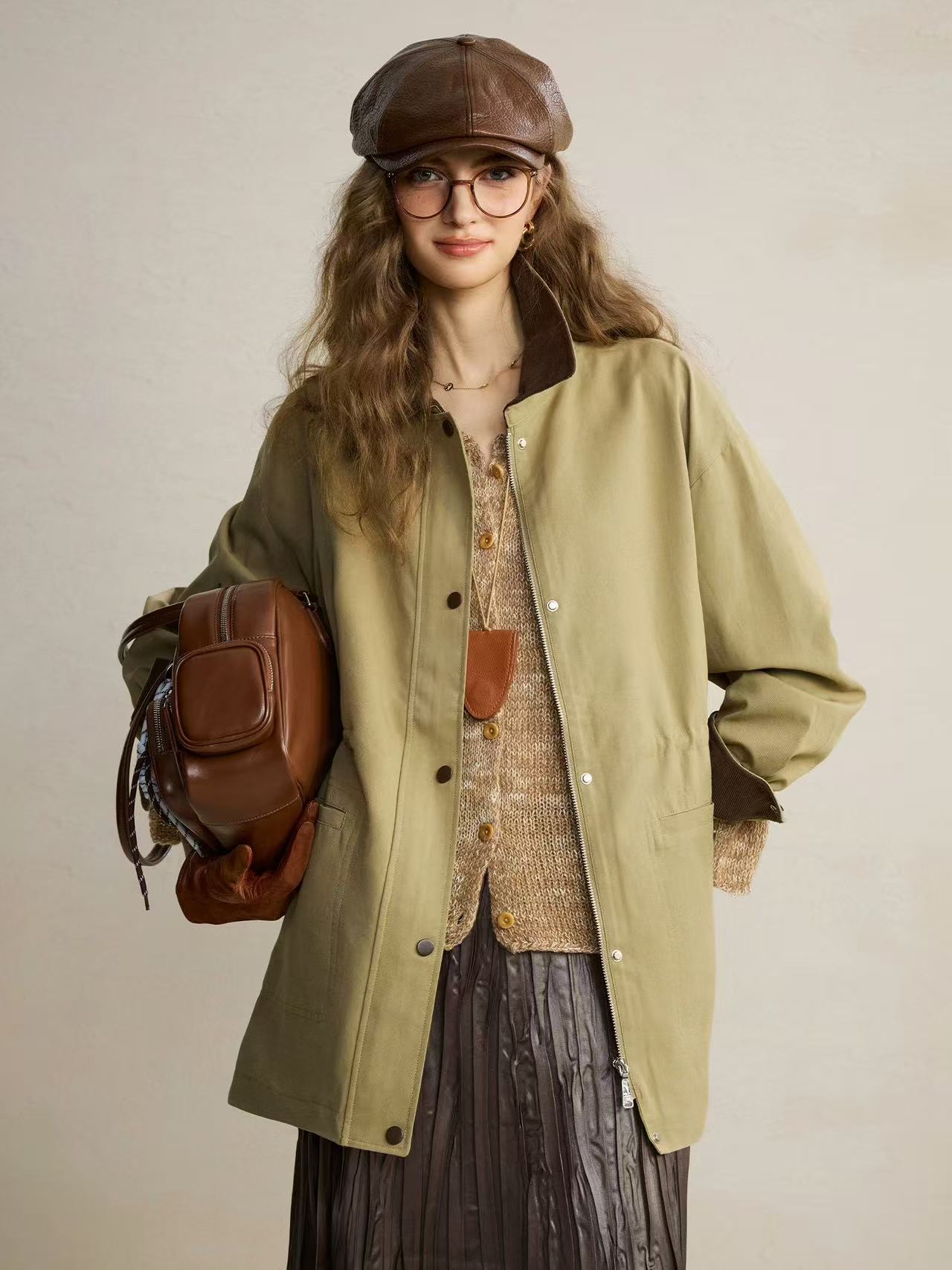 Women Mid-long Trenches - Image 4