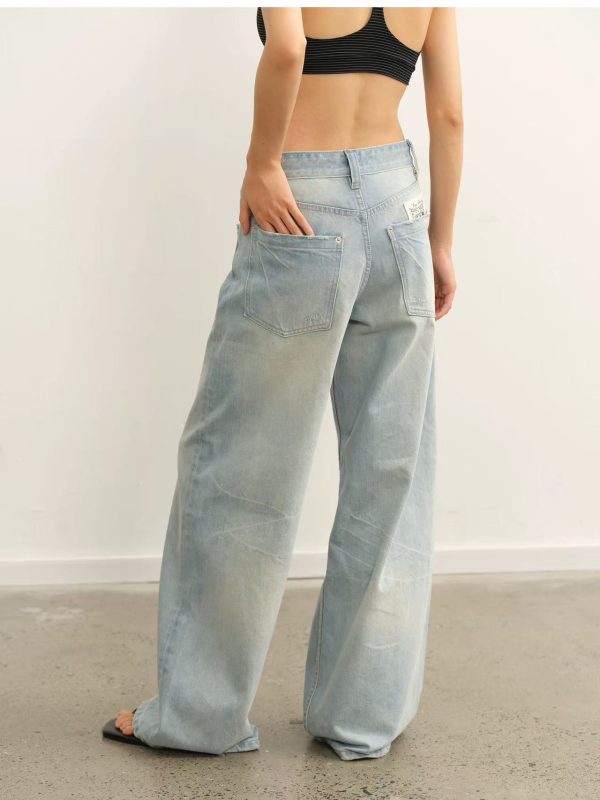 Women Wide Legs Denim Jeans