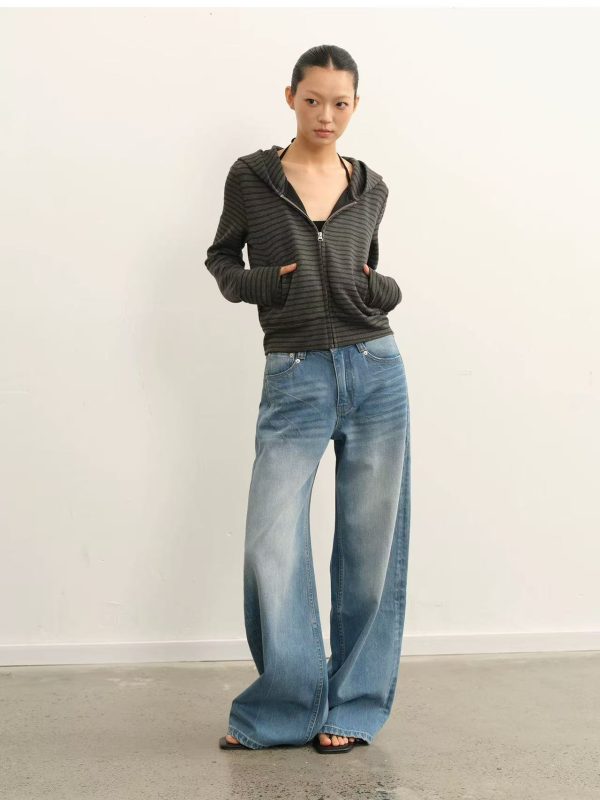 Women Wide Legs Denim Jeans