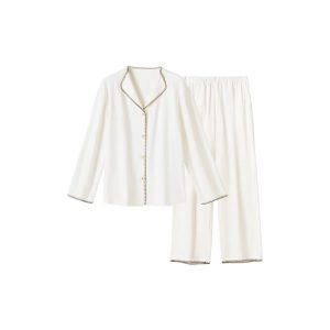 Long Sleeves Pure Cotton Pajamas - Image 7