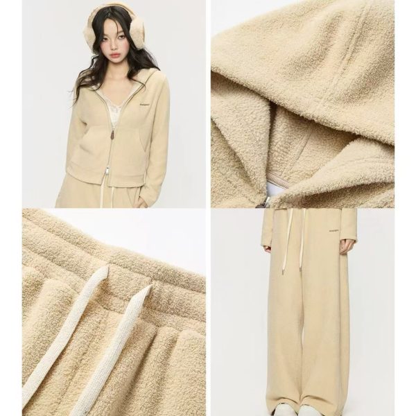 Women Fleece Winter Tracksuit