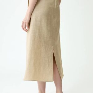 Cotton Linen Women Dresses - Image 6