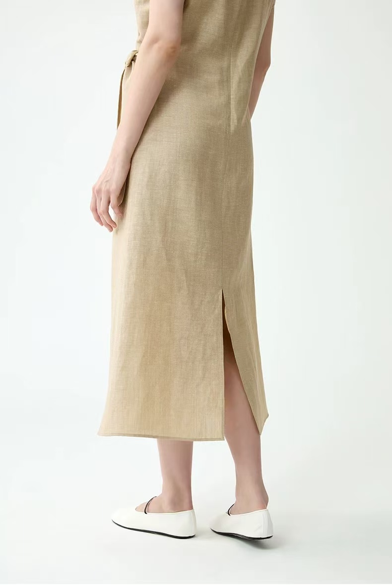 Cotton Linen Women Dresses - Image 6