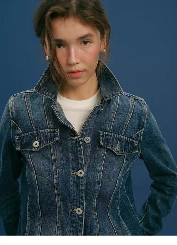Women Fitted Denim Jacket