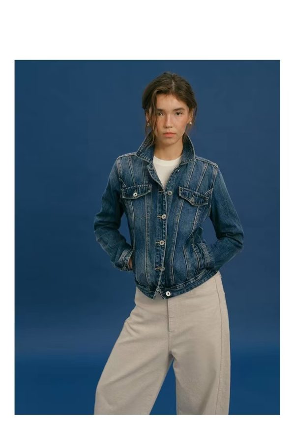 Women Fitted Denim Jacket