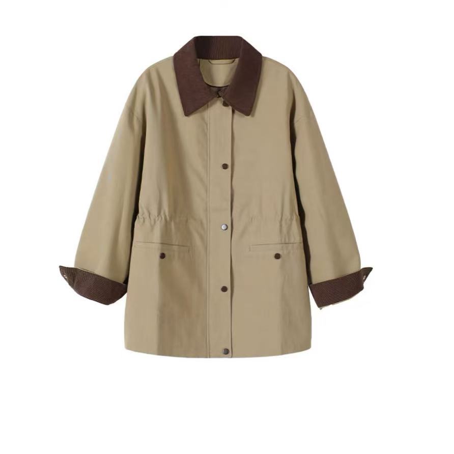 Women Mid-long Trenches - Image 1