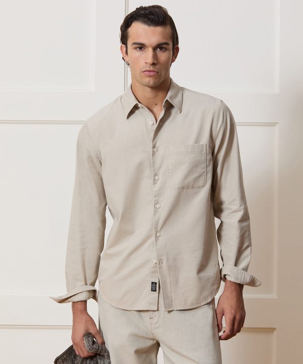 Corduroy Point Collar Shirt