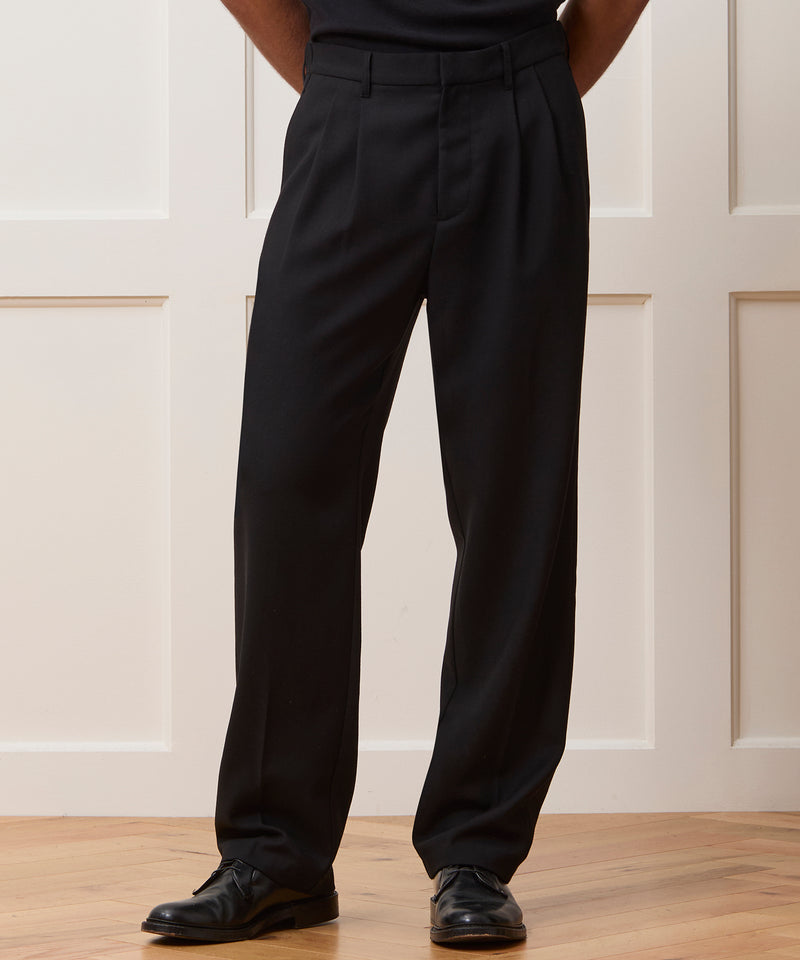 Relaxed Italian Wool Crepe Trouser - Image 2