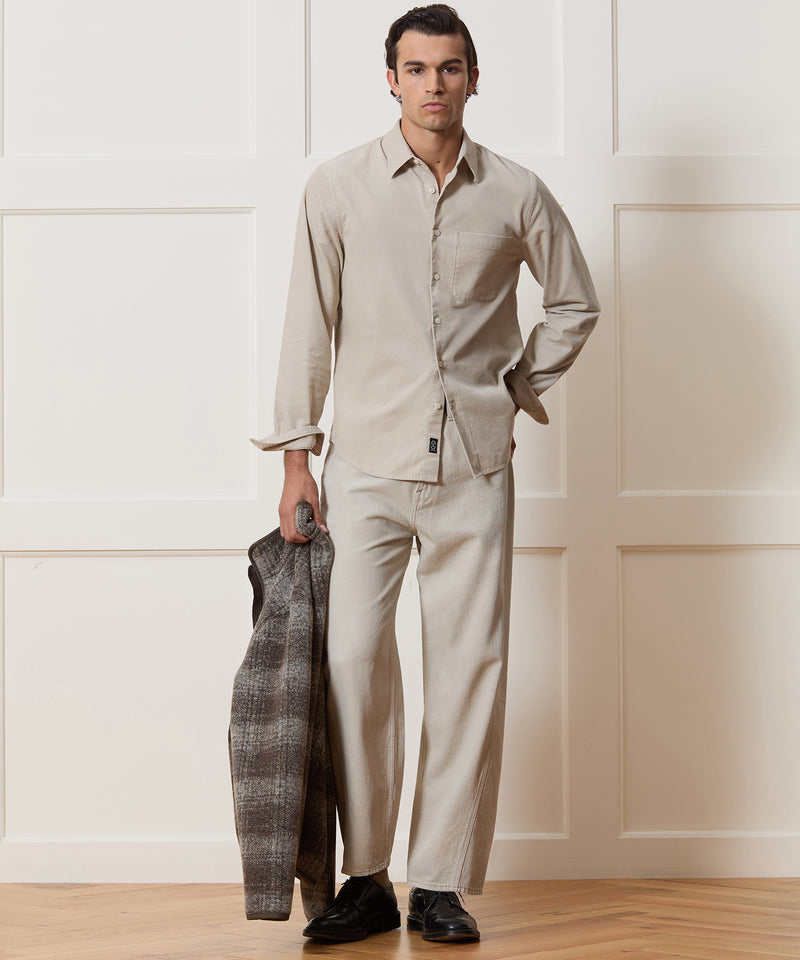 Corduroy Point Collar Shirt - Image 4