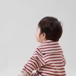 Stripes Baby Jumpsuit with Hoodie - Image 5