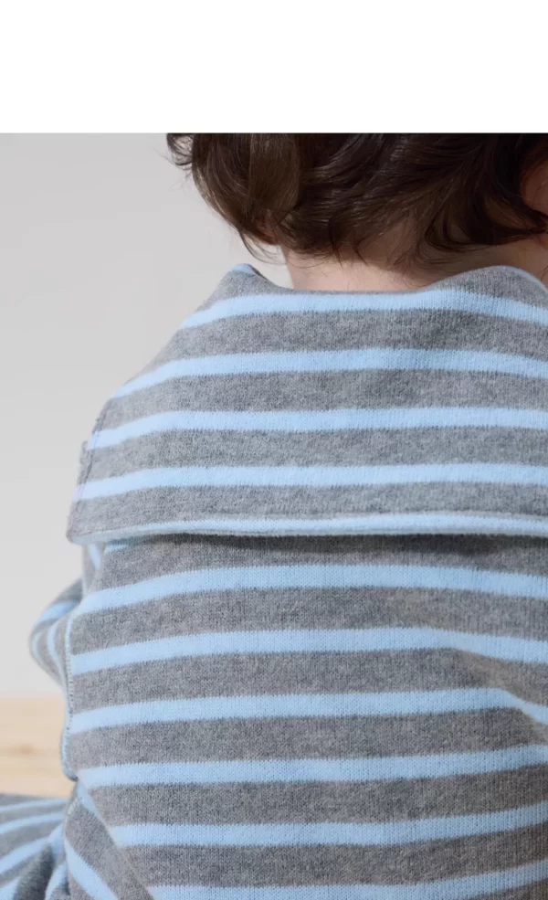 Stripes Baby Jumpsuit with Hoodie