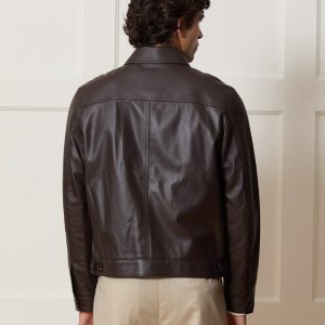 Boxy Leather Jacket - Image 3