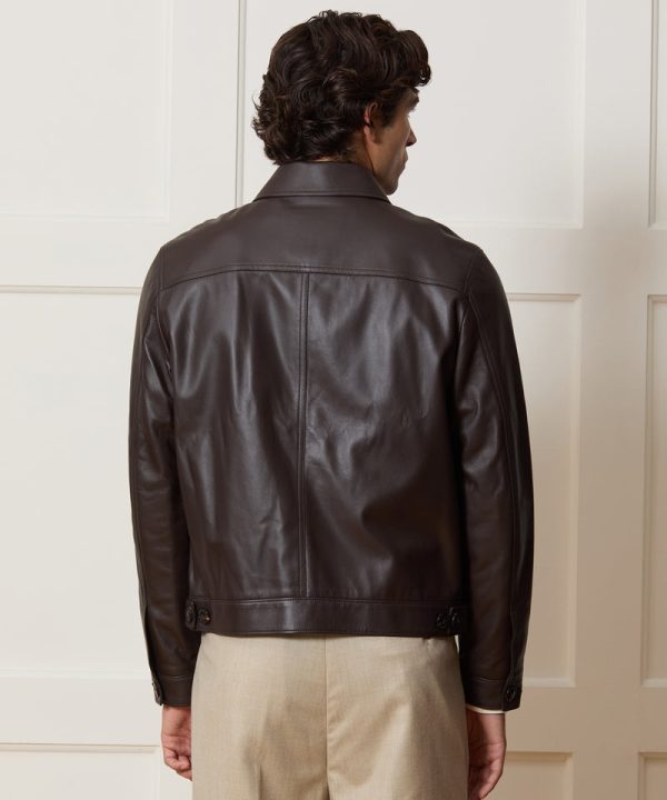 Boxy Leather Jacket