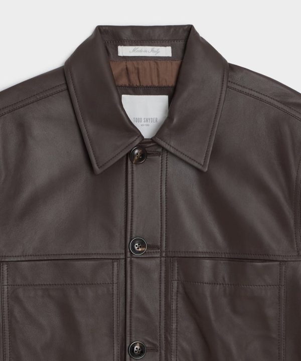 Boxy Leather Jacket