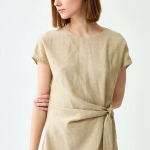 Cotton Linen Women Dresses - Image 2