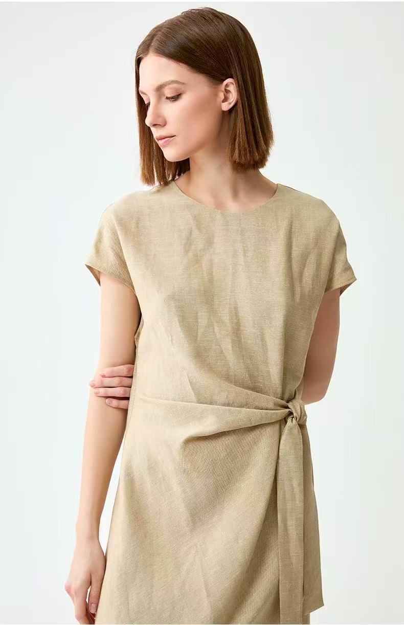 Cotton Linen Women Dresses - Image 2