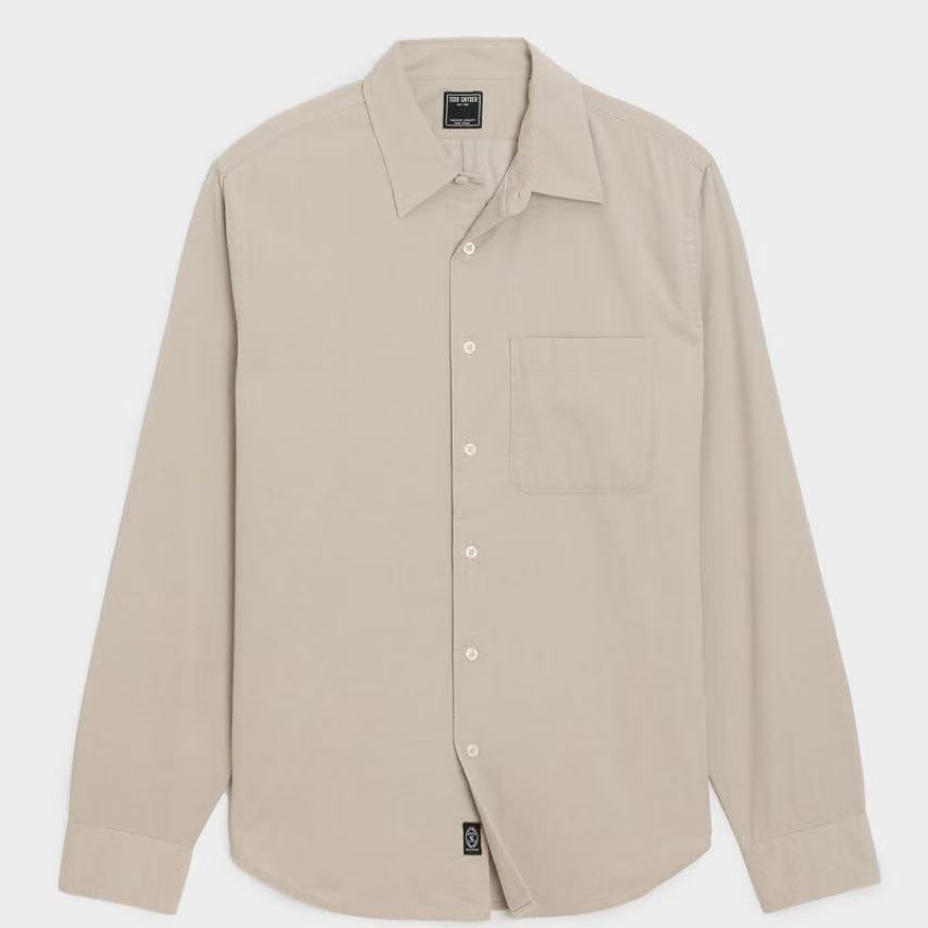 Corduroy Point Collar Shirt - Image 1