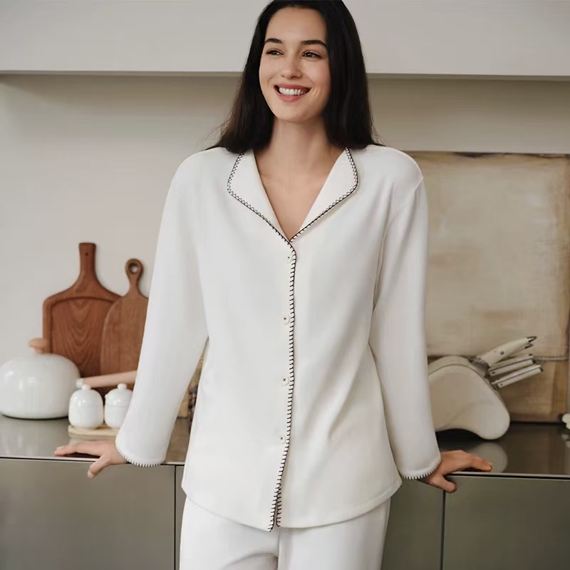 Long Sleeves Pure Cotton Pajamas - Image 3