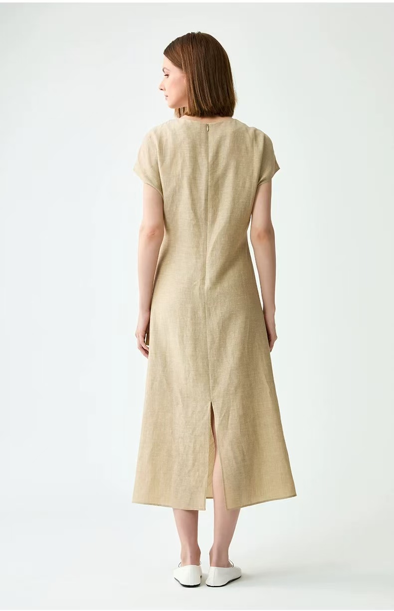 Cotton Linen Women Dresses - Image 5