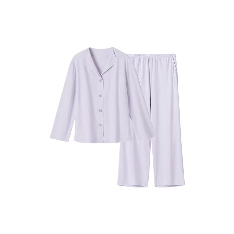 Long Sleeves Pure Cotton Pajamas - Image 8