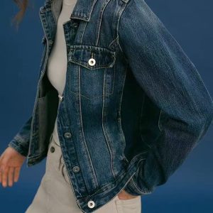 Women Fitted Denim Jacket - Image 5