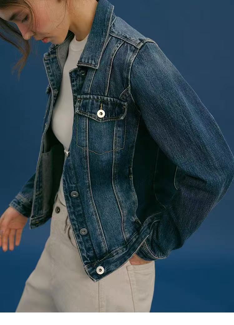 Women Fitted Denim Jacket - Image 5