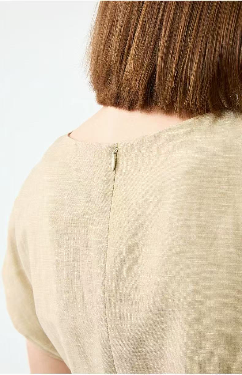 Cotton Linen Women Dresses - Image 3