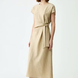Cotton Linen Women Dresses - Image 4