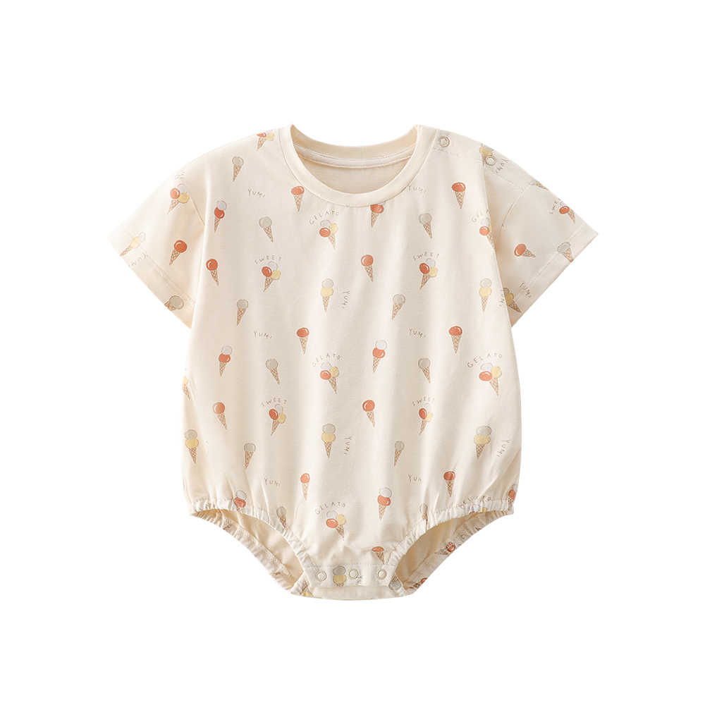 Summer Short Sleeve Baby Romper - Image 3