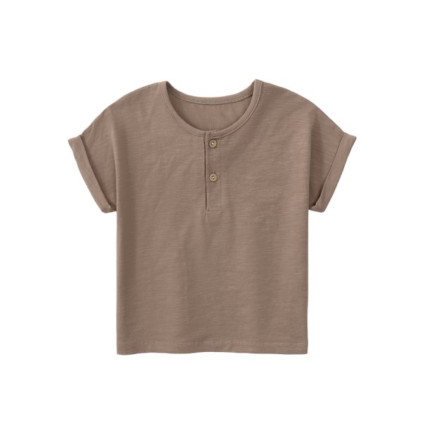 Child Open-front Short Sleeved Top