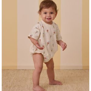 Summer Short Sleeve Baby Romper - Image 4