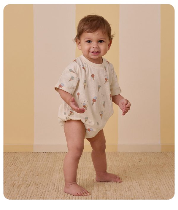 Summer Short Sleeve Baby Romper