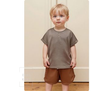 Child Open-front Short Sleeved Top - Image 3