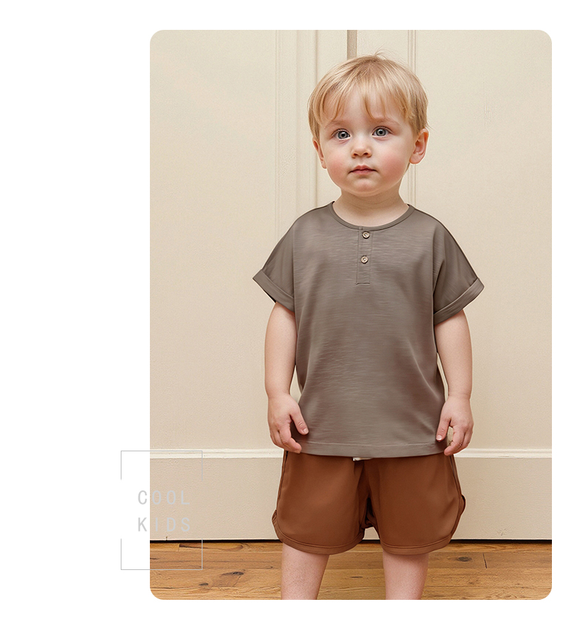 Child Open-front Short Sleeved Top - Image 3