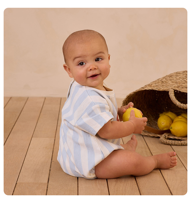 Summer Short Sleeve Baby Romper - Image 5