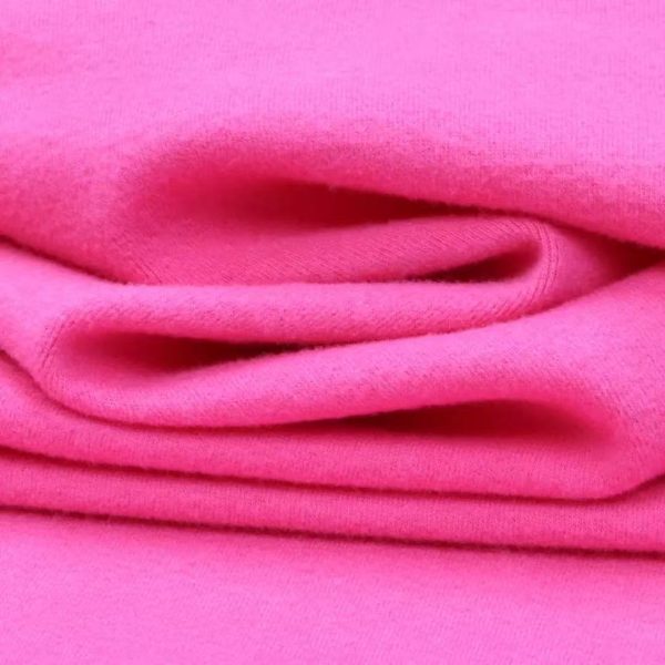 350 Gsm 97% Cotton Fleece Brushed Fabric