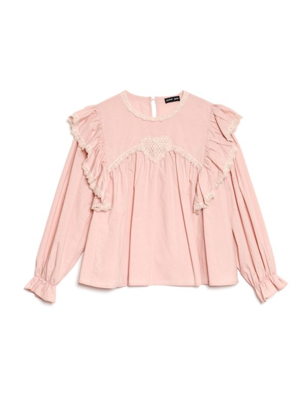 Ruffle Women Blouse