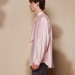 Tie Shirt for Women | Adjustable Wrap Blouse - Image 2