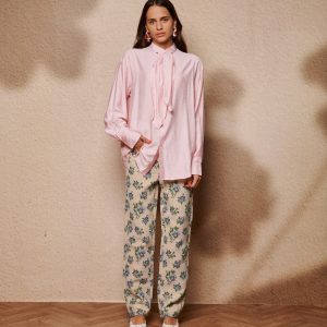 Tie Shirt for Women | Adjustable Wrap Blouse - Image 8