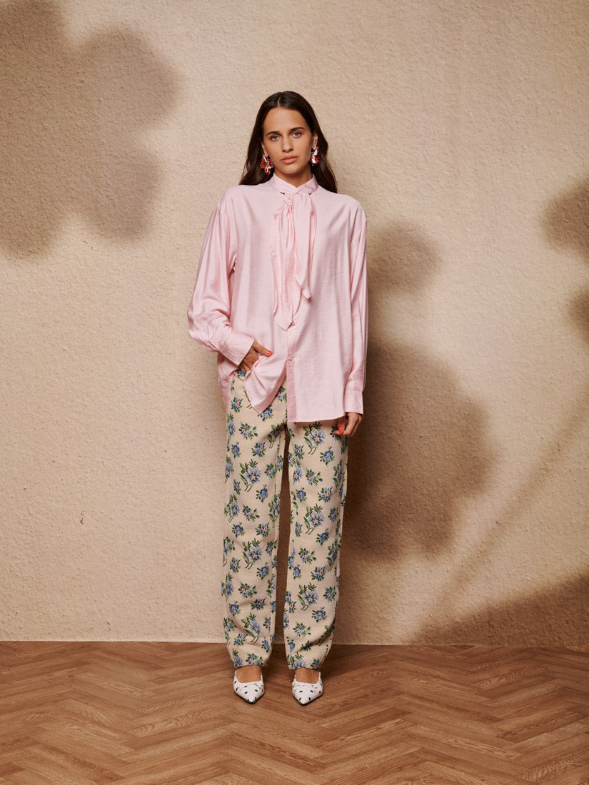 Tie Shirt for Women | Adjustable Wrap Blouse - Image 8