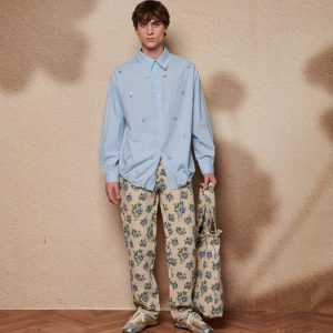 Embroidery Drawstring Shirt - Image 4