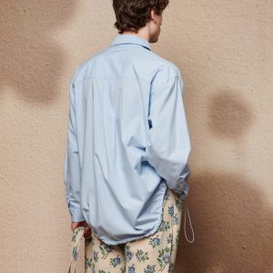 Embroidery Drawstring Shirt - Image 2