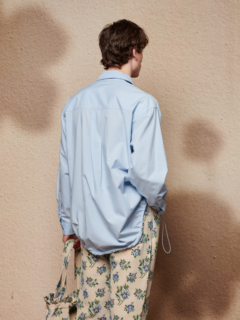 Embroidery Drawstring Shirt - Image 2