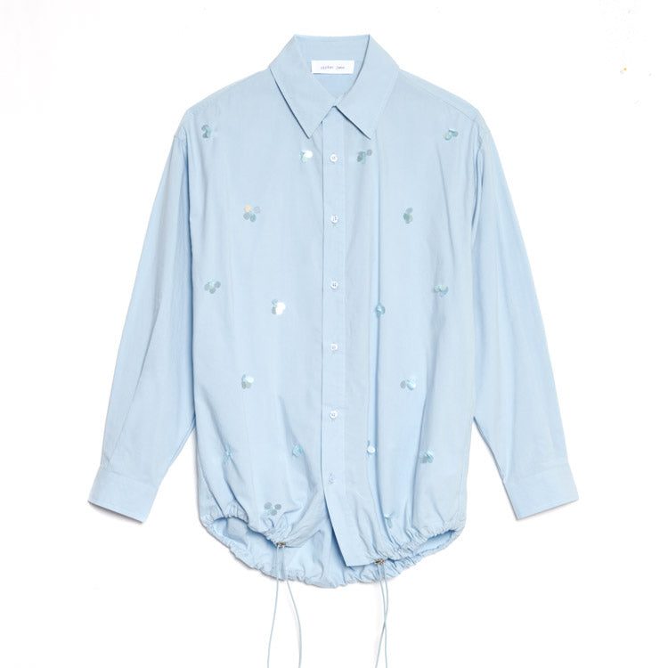 Embroidery Drawstring Shirt - Image 1