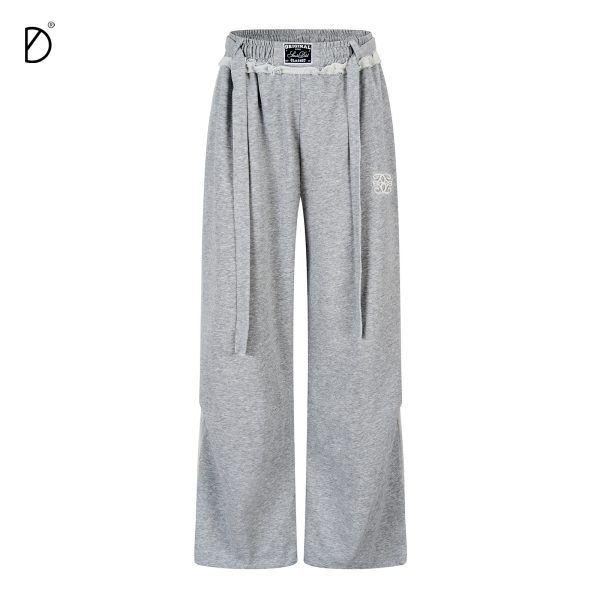 280g Distressed Raw-Edge Street Dance Sportswear